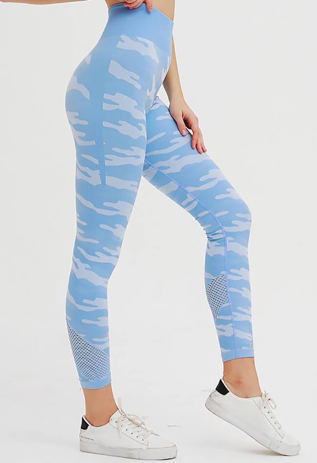 Seamless Camo Legging - mayzia