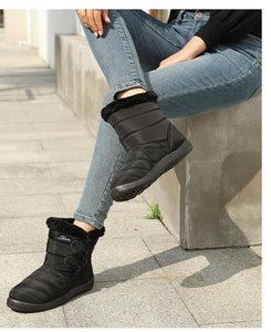 winter warm women's snow boots waterproof  60%off now!!