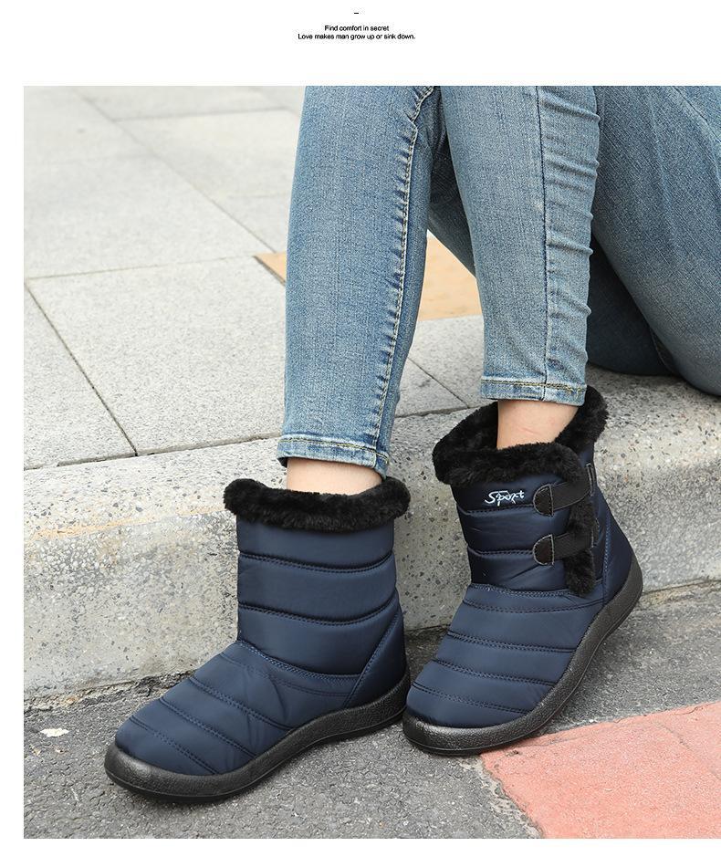 winter warm women's snow boots waterproof  60%off now!!