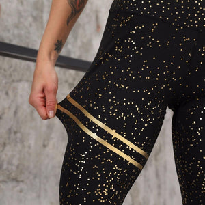 High Waist Speckled Print Leggings