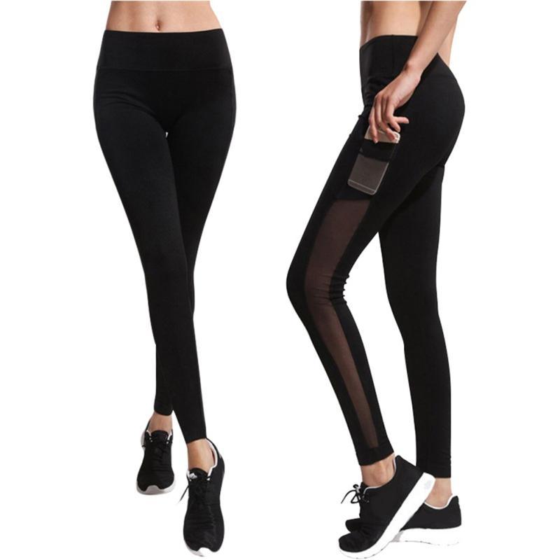 Line Flexible Pocket Mesh Leggings - Leggings, Sportswear, Sweatpants, Yoga Pants, Fitness, Sport bra, Yoga